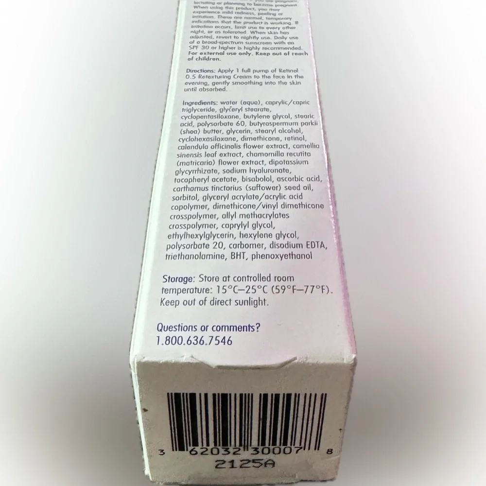 Clinical Retinol 0.5 Retexturizing Cream 1 oz